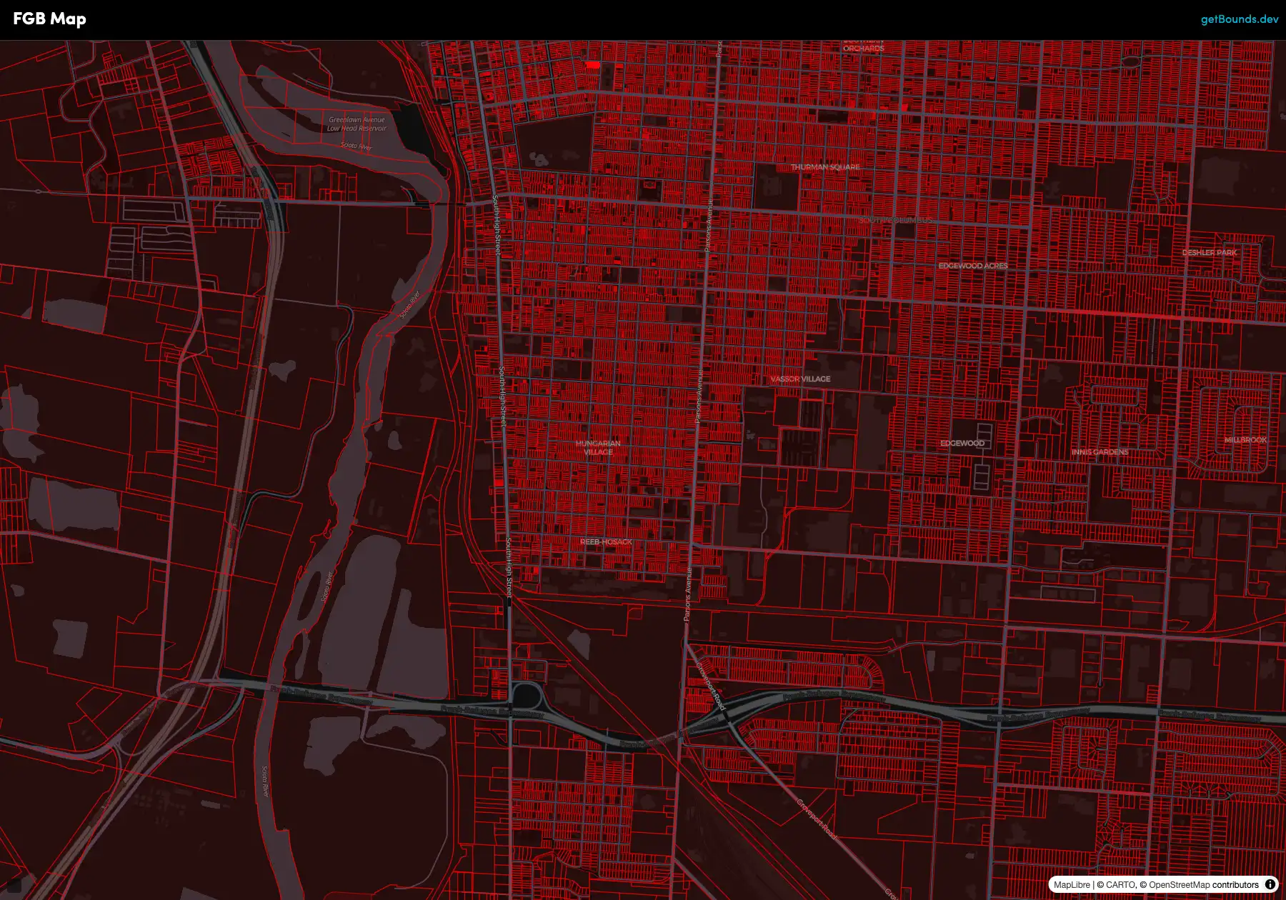 FlatGeobuf Web Map