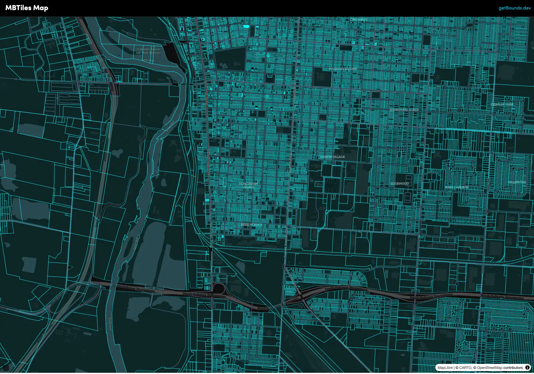 MBTiles Web Map