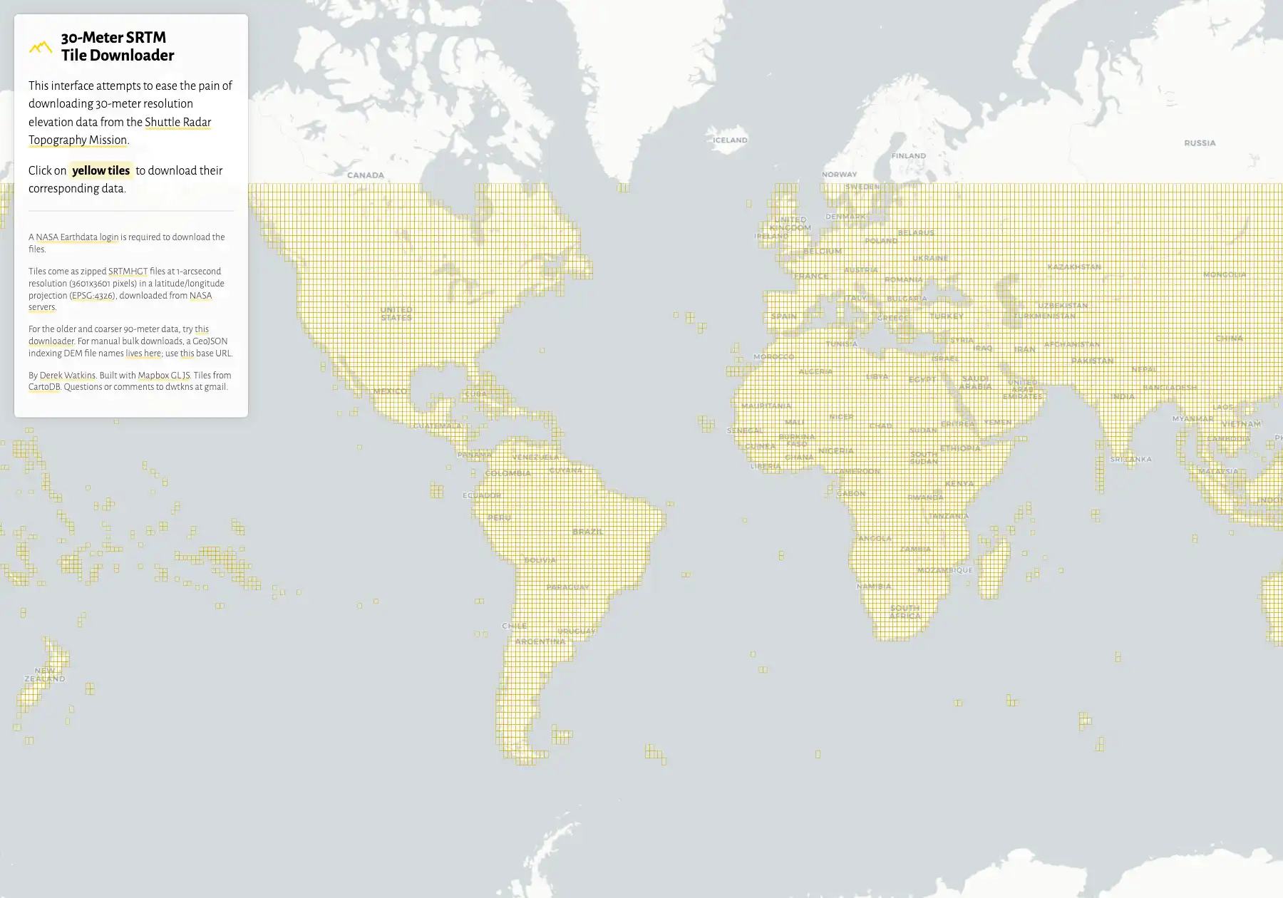 SRTM Downloader
